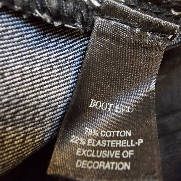 WHBM Blanc Black Classic Jeans Office Casual Fall Classy Cowgirl Western Chic - Picture 7 of 9